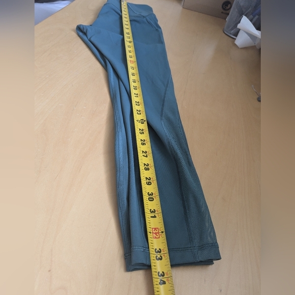 Lululemon Train Times Pant 25" Legging Color Blue Charcoal Size 6 W5BJOS - Picture 15 of 16